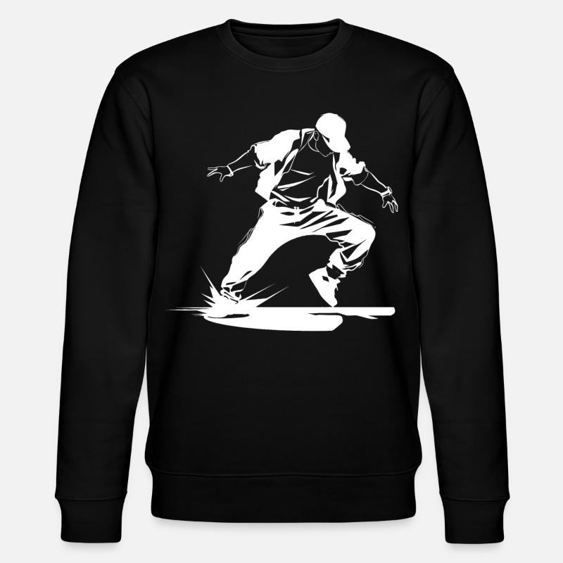 B-Boy Skizze - Stanley/Stella Unisex Bio-Sweatshirt CHANGER - Schwarz