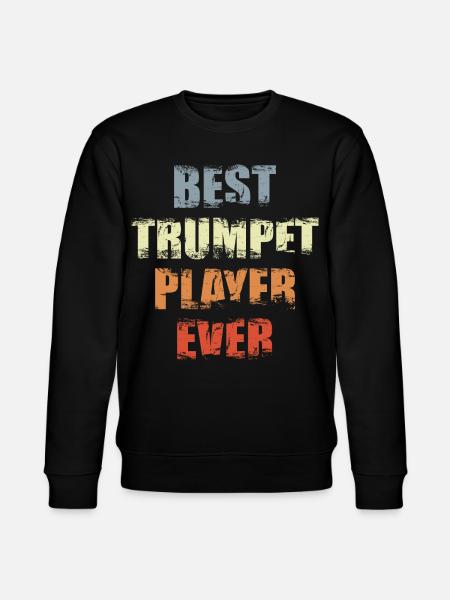 Best Trumpet Player - Stanley/Stella CHANGER Unisex Organic Sweatshirt - black