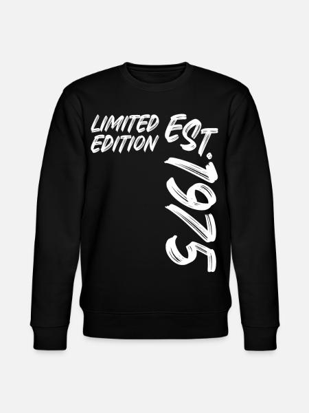 Limited Edition Est. 1975 - Stanley/Stella CHANGER Unisex Organic Sweatshirt - black