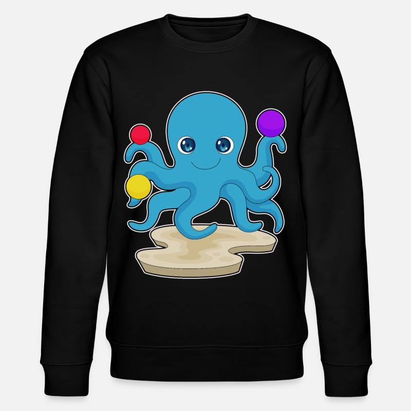 Pieuvre douce - Sweat bio CHANGER Stanley/Stella Unisexe - noir
