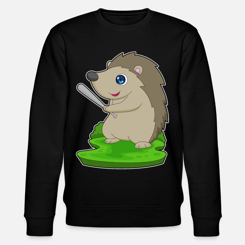 Hérisson Baseball Batte de Baseball - Sweat bio CHANGER Stanley/Stella Unisexe - noir