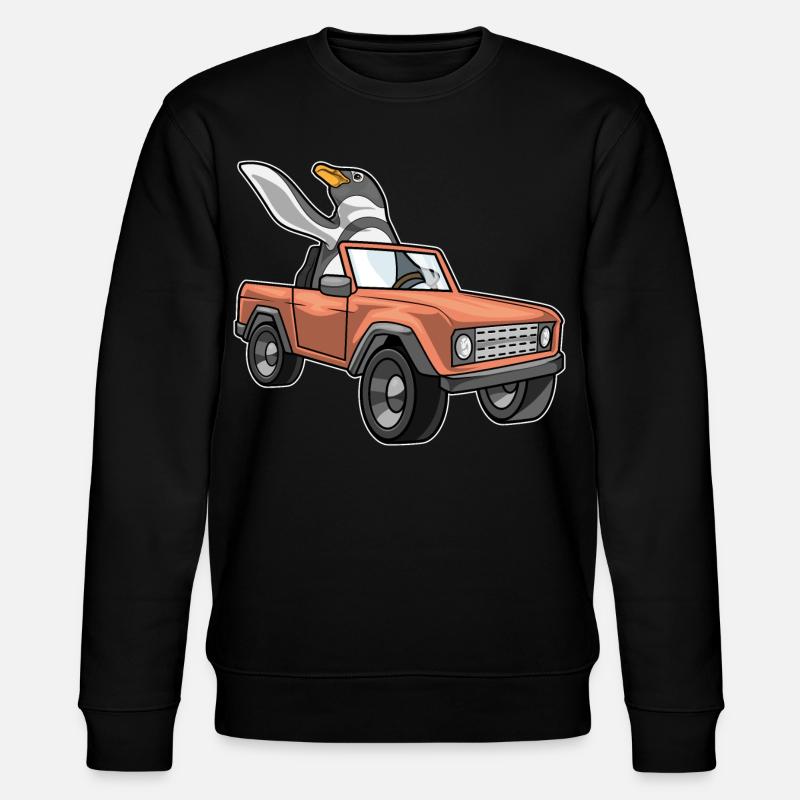 Voiture Pingouin - Sweat bio CHANGER Stanley/Stella Unisexe - noir