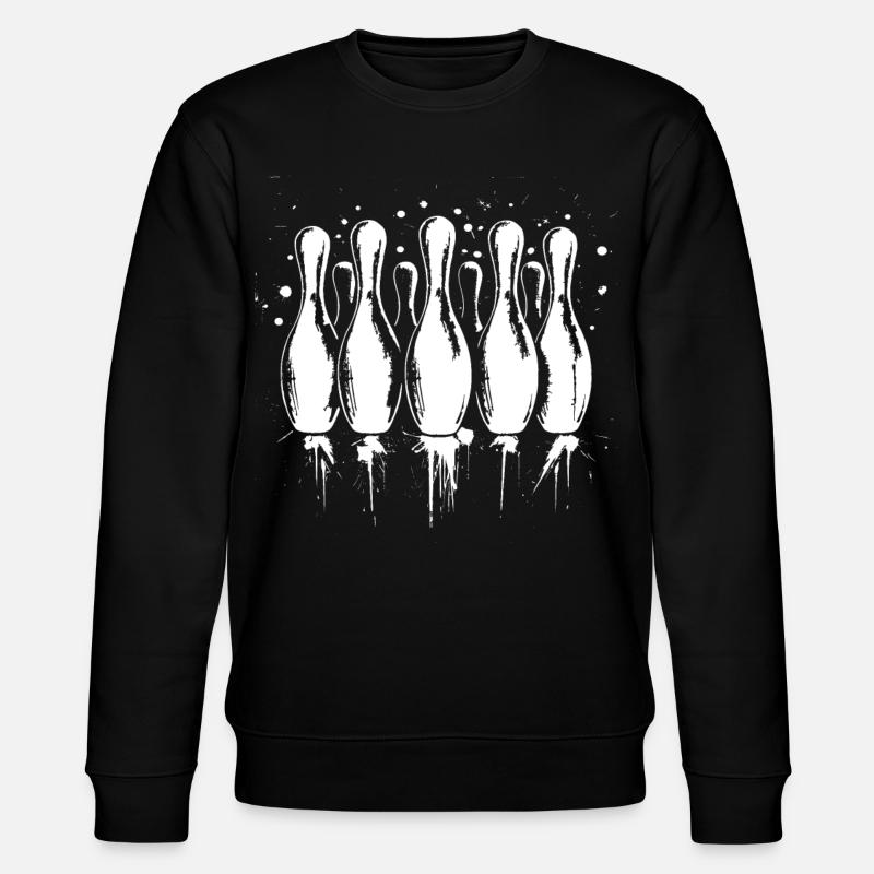 Graphiques de bowling - Sweat bio CHANGER Stanley/Stella Unisexe - noir