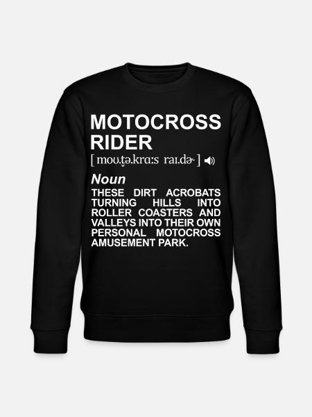 Motocross rider definition - Stanley/Stella CHANGER Unisex Organic Sweatshirt - black