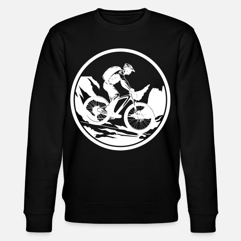 Radfahrer - Stanley/Stella Unisex Bio-Sweatshirt CHANGER  - Schwarz