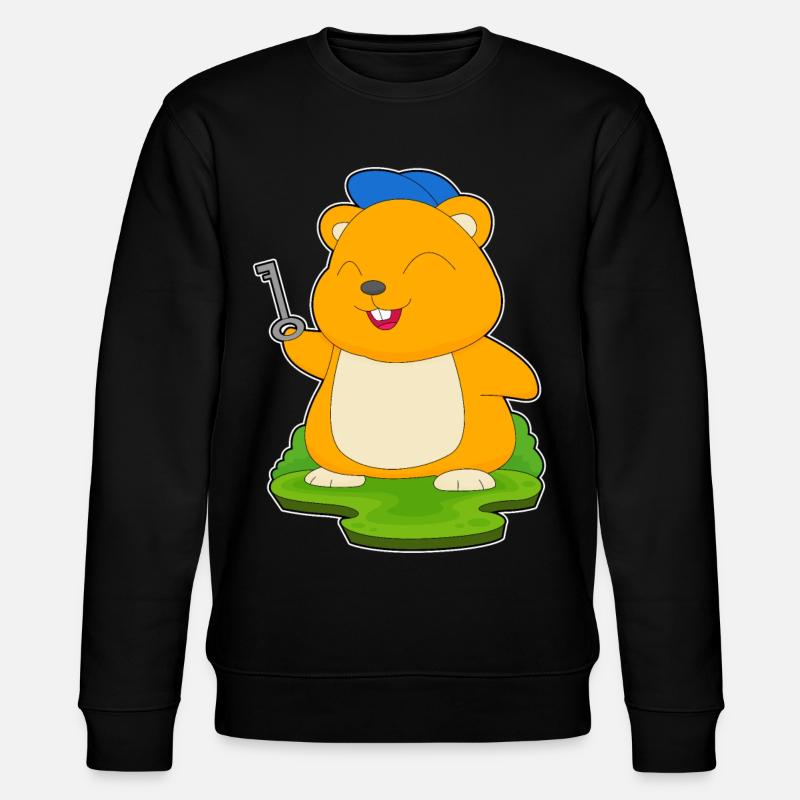 Clé du hamster - Sweat bio CHANGER Stanley/Stella Unisexe - noir
