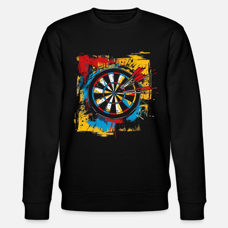 Jeu de fléchettes Graffiti - Sweat bio CHANGER Stanley/Stella Unisexe - noir