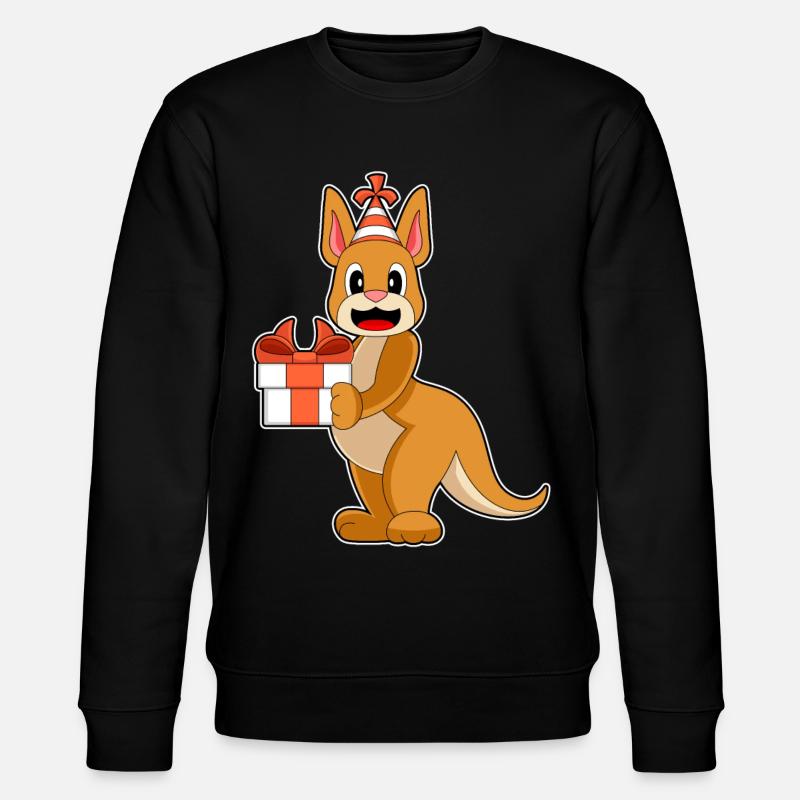 Kangaroo Birthday Package - Stanley/Stella CHANGER Unisex Organic Sweatshirt - black