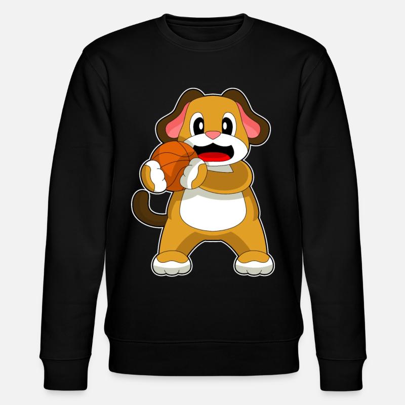 Chien Basketteur Basketteur - Sweat bio CHANGER Stanley/Stella Unisexe - noir
