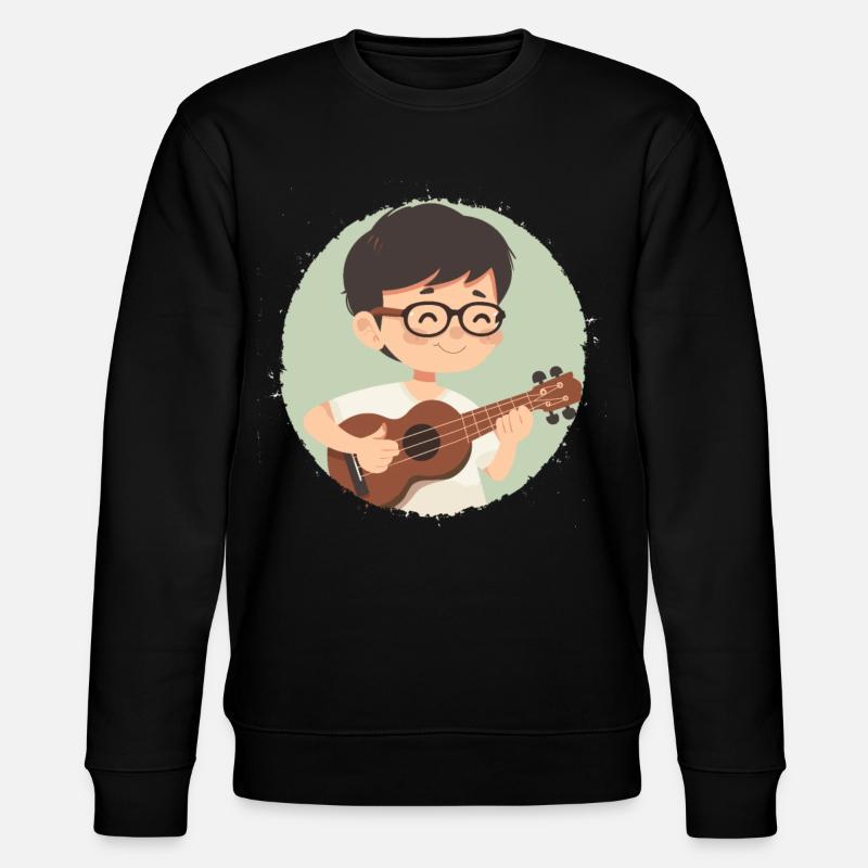 Ukulélé Garçon Graphique - Sweat bio CHANGER Stanley/Stella Unisexe - noir