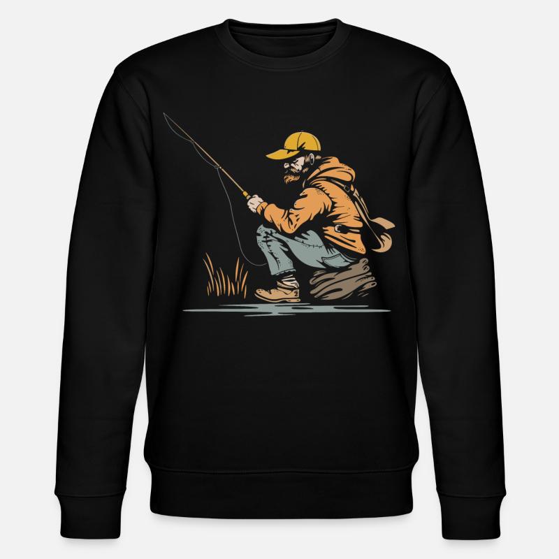 Graphiques de pêcheur - Sweat bio CHANGER Stanley/Stella Unisexe - noir