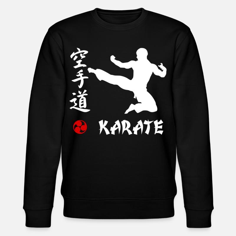 Karate weiss - Stanley/Stella Unisex Bio-Sweatshirt CHANGER  - Schwarz