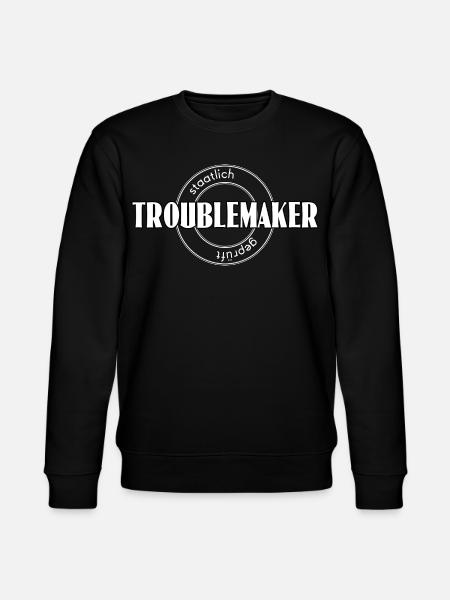 Troublemaker - Stanley/Stella Unisex Bio-Sweatshirt CHANGER - Schwarz