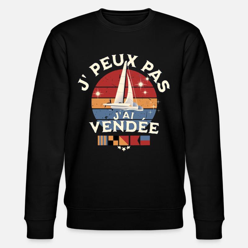 J'peux pas j'ai Vendée Glb - Sweat bio CHANGER Stanley/Stella Unisexe - noir