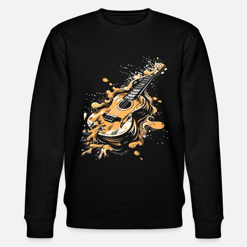 Ukulele Graffiti - Stanley/Stella CHANGER Unisex Organic Sweatshirt - black