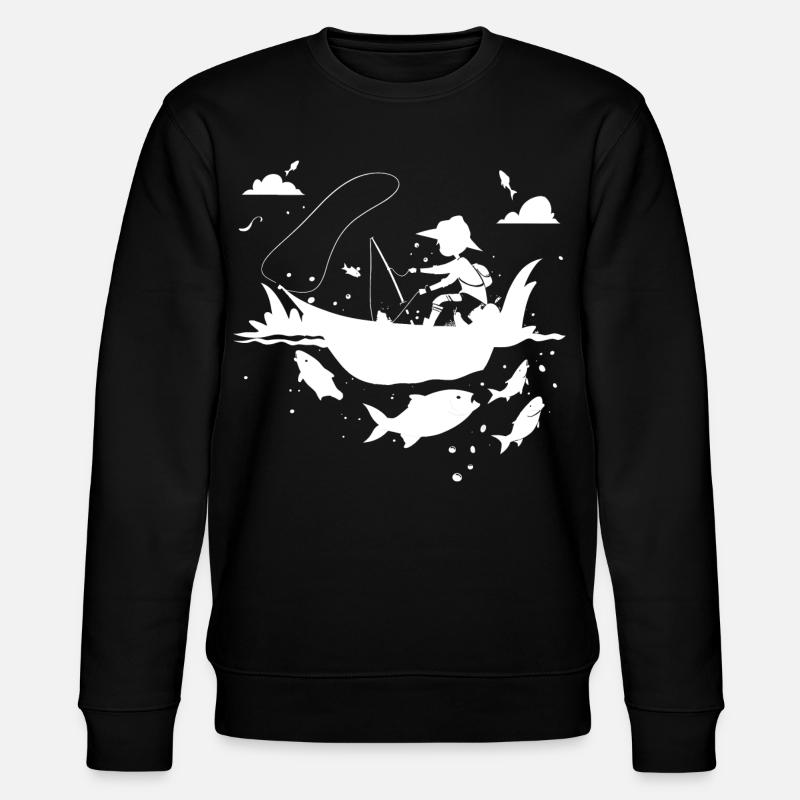 Look de bande dessinée de pêche - Sweat bio CHANGER Stanley/Stella Unisexe - noir