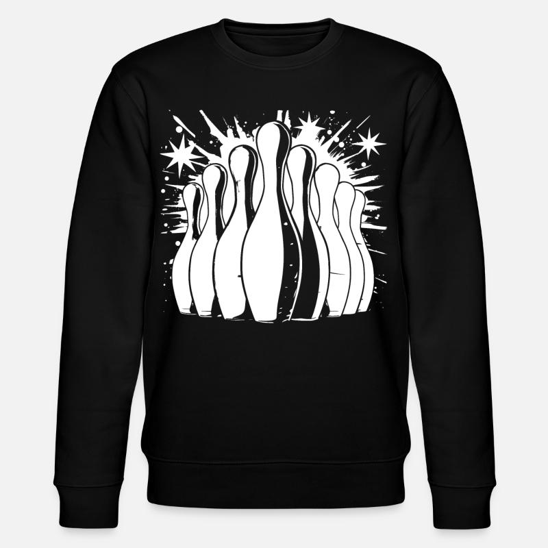 Bowling - Stanley/Stella Unisex Bio-Sweatshirt CHANGER  - Schwarz