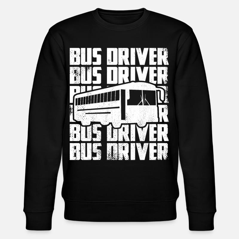 Chauffeur de bus - Sweat bio CHANGER Stanley/Stella Unisexe - noir