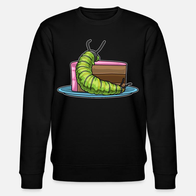 Raupe Kuchen - Stanley/Stella Unisex Bio-Sweatshirt CHANGER  - Schwarz