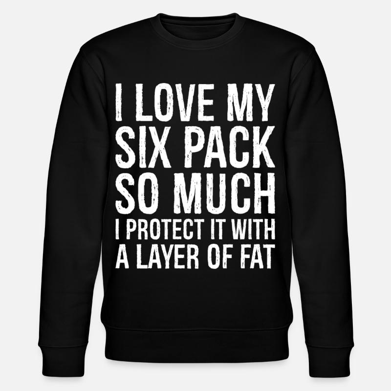 J’aime tellement mon pack de six - Sweat bio CHANGER Stanley/Stella Unisexe - noir