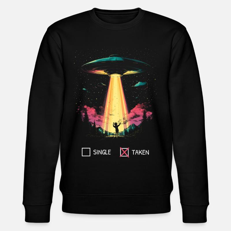 Pardonner la Saint-Valentin Alien-Funny Gift - Sweat bio CHANGER Stanley/Stella Unisexe - noir