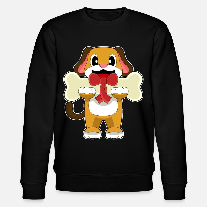 Dog Bones - Stanley/Stella CHANGER Unisex Organic Sweatshirt - black