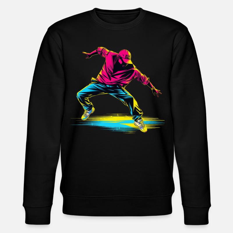 Breakdance Rétrowave - Sweat bio CHANGER Stanley/Stella Unisexe - noir