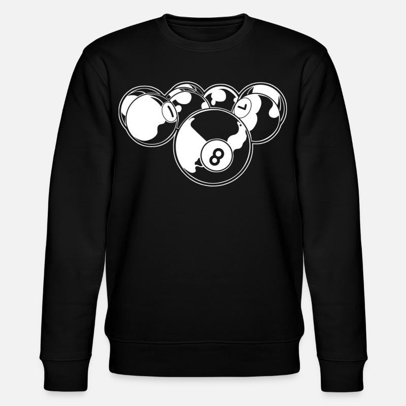 Billard à 8 boules - Sweat bio CHANGER Stanley/Stella Unisexe - noir