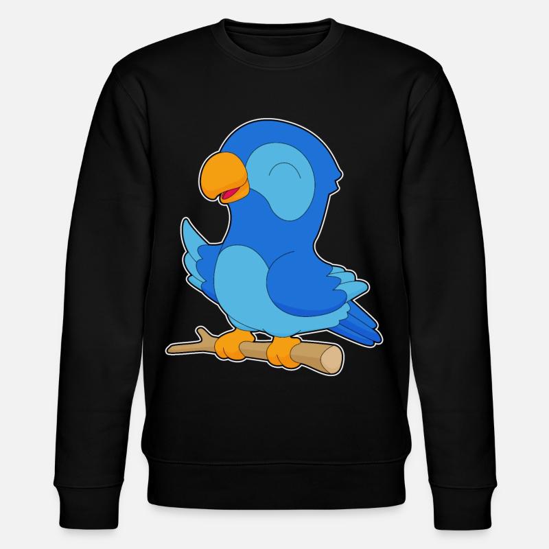 Branche de perroquet - Sweat bio CHANGER Stanley/Stella Unisexe - noir
