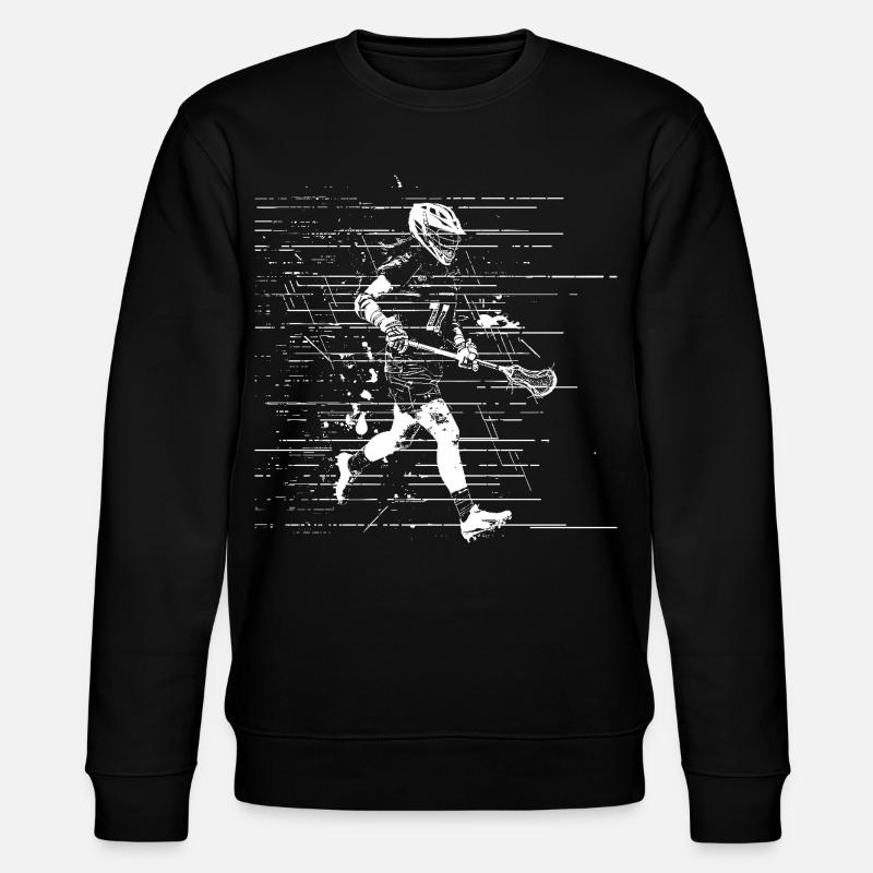 Dessin d’un joueur de crosse - Sweat bio CHANGER Stanley/Stella Unisexe - noir