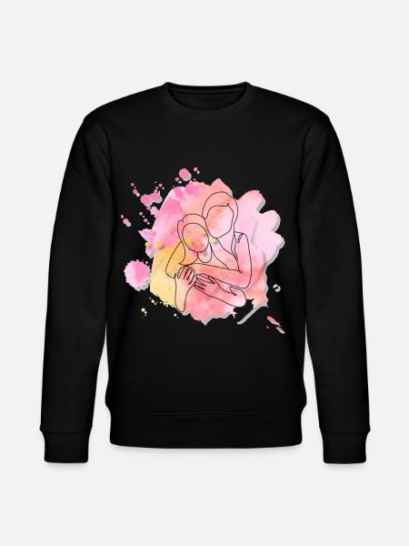 Lieblingsmensch - Schwesternliebe - Stanley/Stella Unisex Bio-Sweatshirt CHANGER - Schwarz