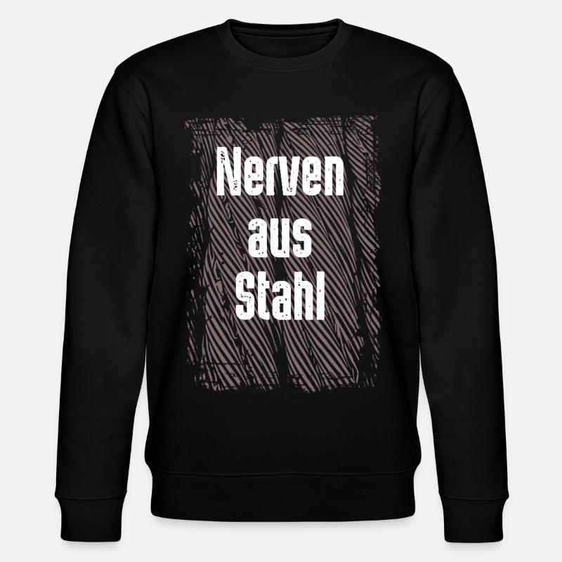 Nerven aus Stahl - Stanley/Stella Unisex Bio-Sweatshirt CHANGER  - Schwarz