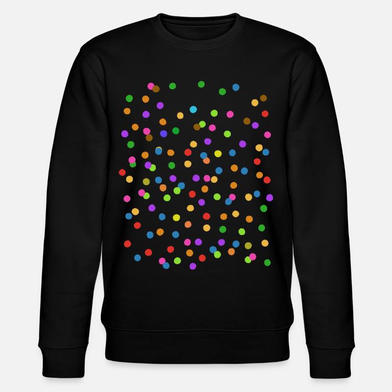 Konfetti - Fasching - Karneval - Verkleidung - Stanley/Stella Unisex Bio-Sweatshirt CHANGER  - Schwarz