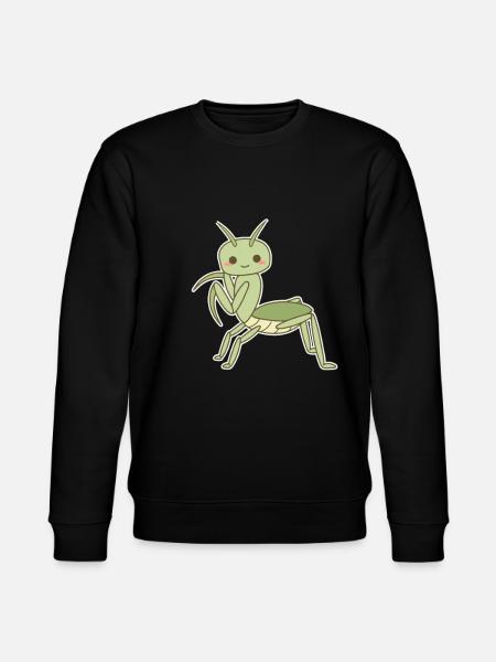 Elegant Praying Mantis - Stanley/Stella CHANGER Unisex Organic Sweatshirt - black