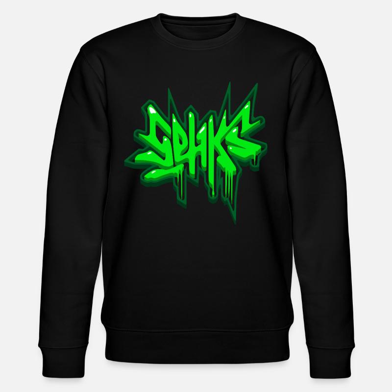 Sehks Vert 3D - Sweat bio CHANGER Stanley/Stella Unisexe - noir