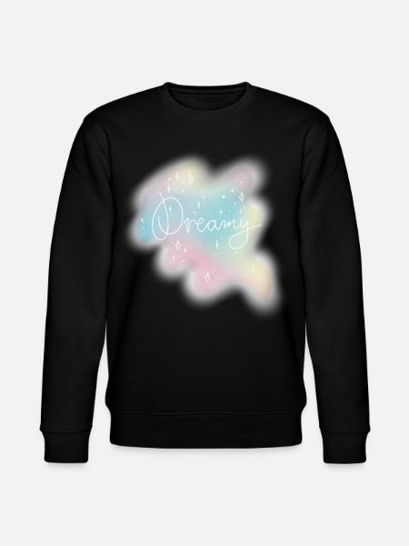 Dreamy – Pastell Aquarell Ästhetik - Stanley/Stella Unisex Bio-Sweatshirt CHANGER  - Schwarz