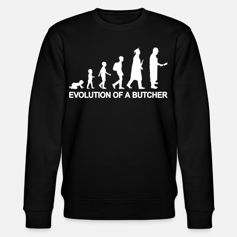 Butcher Evolution - Stanley/Stella CHANGER Unisex Organic Sweatshirt - black