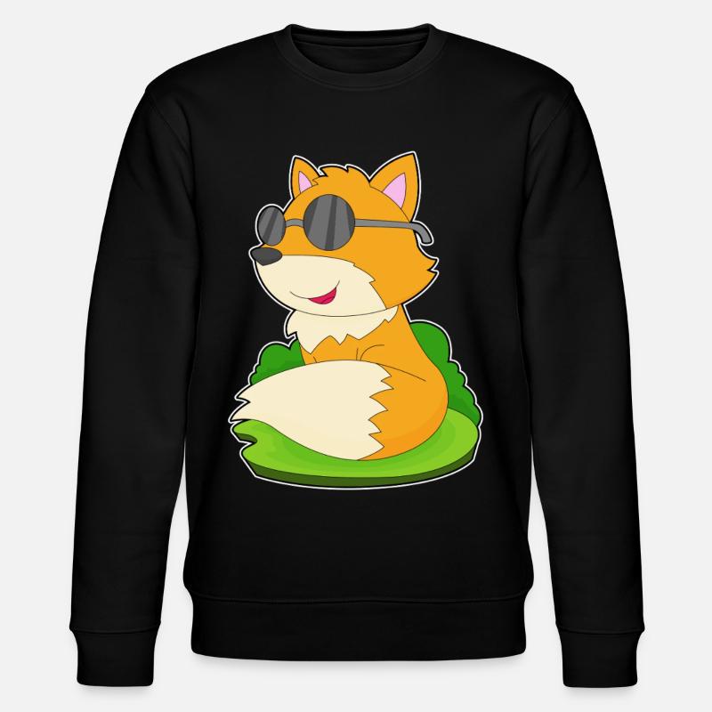 Fuchs Sonnenbrille - Stanley/Stella Unisex Bio-Sweatshirt CHANGER  - Schwarz