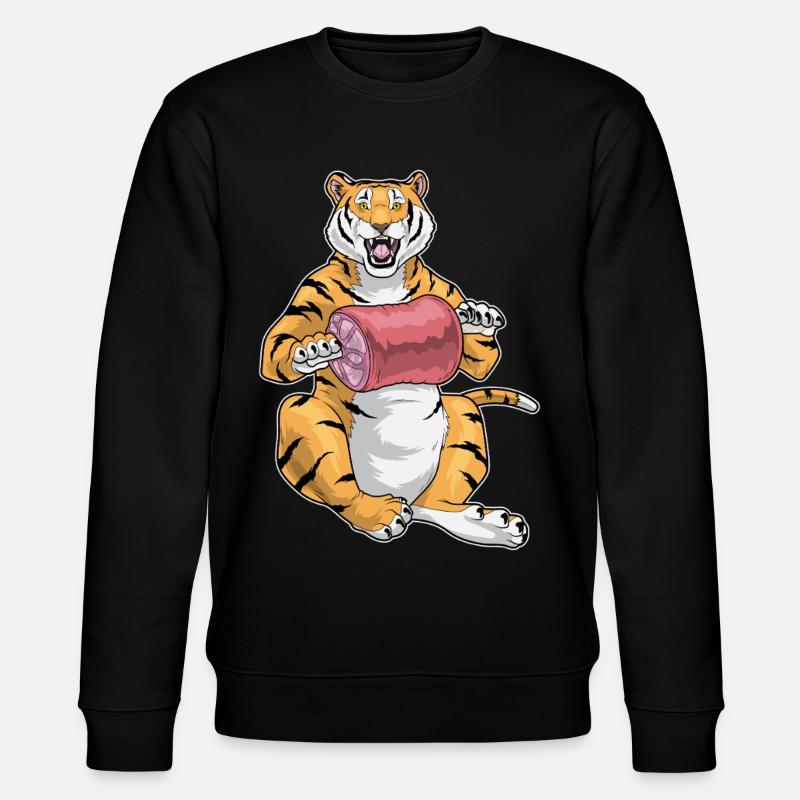 Tiger Meat - Stanley/Stella CHANGER Unisex Organic Sweatshirt - black