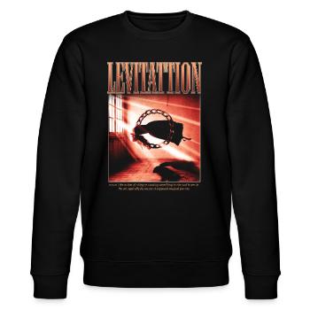 Levitation – Mystische Ästhetik - Stanley/Stella Unisex Bio-Sweatshirt CHANGER  - Schwarz - Vorne - Nik (191cm) & Marisol (170cm)