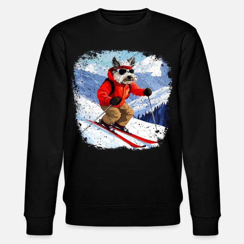 Chien de ski - Sweat bio CHANGER Stanley/Stella Unisexe - noir
