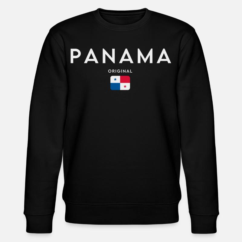 Drapeau panaméen, fierté panaméenne - Sweat bio CHANGER Stanley/Stella Unisexe - noir