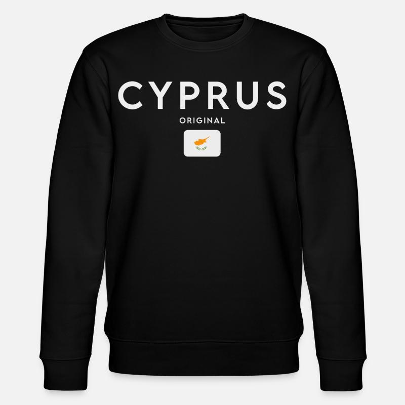 Drapeau chypriote, fierté chypriote - Sweat bio CHANGER Stanley/Stella Unisexe - noir