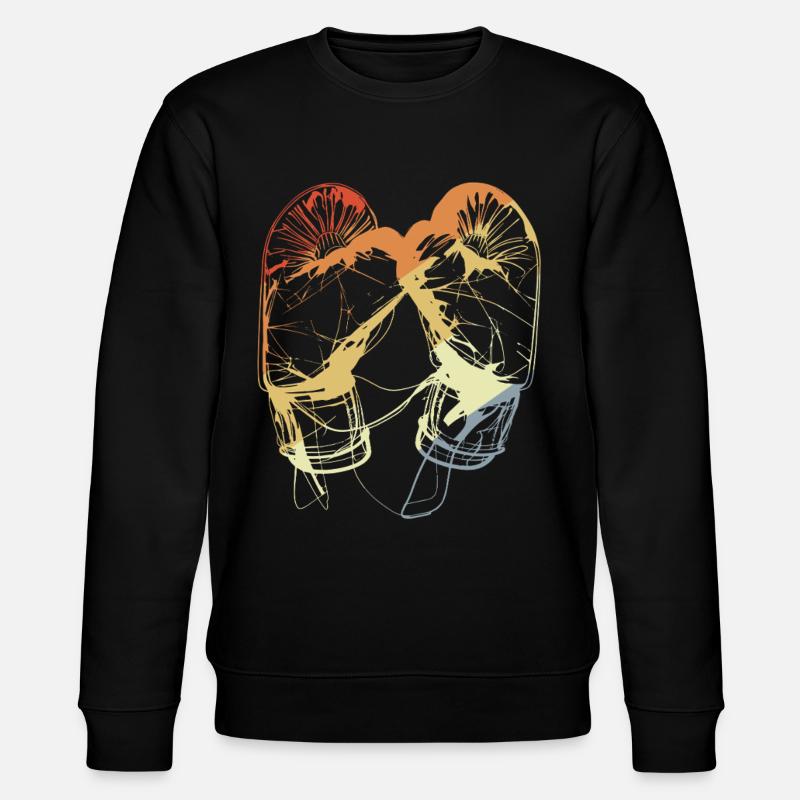 Gants de boxe rétro - Sweat bio CHANGER Stanley/Stella Unisexe - noir