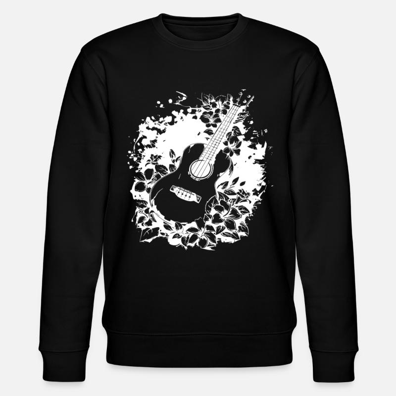 Lustige Ukulele - Stanley/Stella Unisex Bio-Sweatshirt CHANGER  - Schwarz