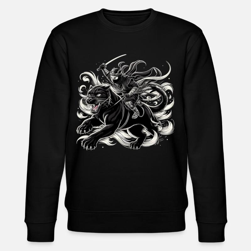Ninja Jaguar Ninjato Cadeau - Sweat bio CHANGER Stanley/Stella Unisexe - noir