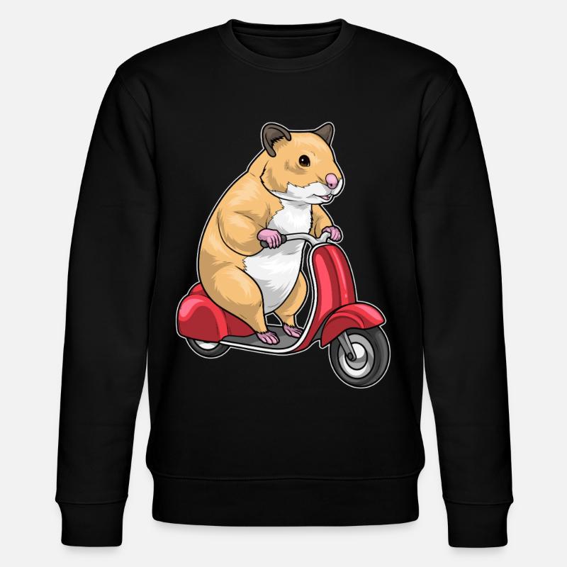 Hamster Scooter - Sweat bio CHANGER Stanley/Stella Unisexe - noir
