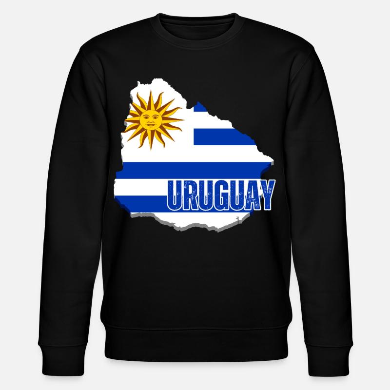 Drapeau de l’Uruguay, fierté uruguayenne - Sweat bio CHANGER Stanley/Stella Unisexe - noir