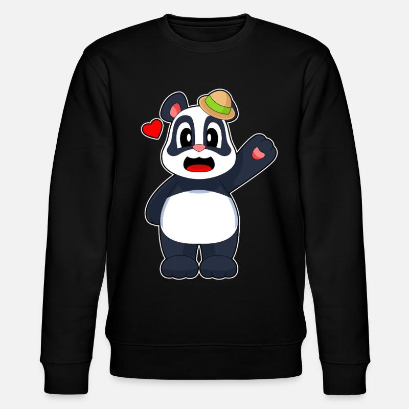 Chapeau Panda - Sweat bio CHANGER Stanley/Stella Unisexe - noir