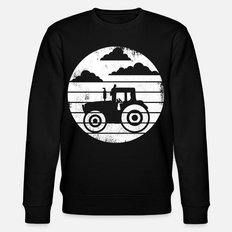 Traktor - Stanley/Stella Unisex Bio-Sweatshirt CHANGER  - Schwarz